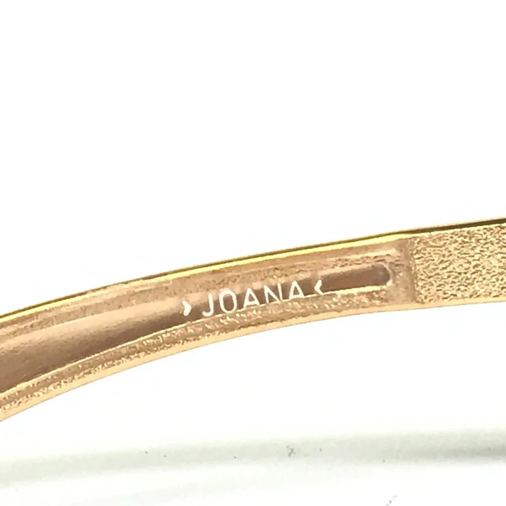 Vintage Brendel Joana Eyeglasses Frames Clear Gold Round Full Rim 50-20-130